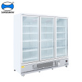 Two Sliding Rubber Door Display Cold Drink Refrigerator